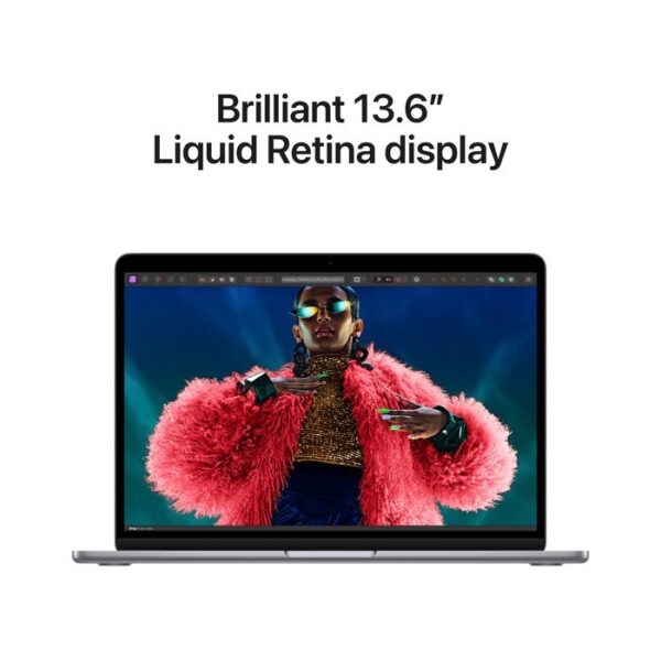 15-inch MacBook Air: Apple M3 chip with 8-core CPU and 10-core GPU, 16GB, 512GB SSD - Space Grey(MXD13B/A) - Image 4