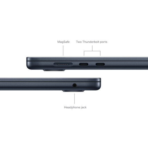 15-inch MacBook Air: Apple M3 chip with 8-core CPU and 10-core GPU, 8GB, 512GB SSD - Midnight(MRYV3B/A) - Image 7