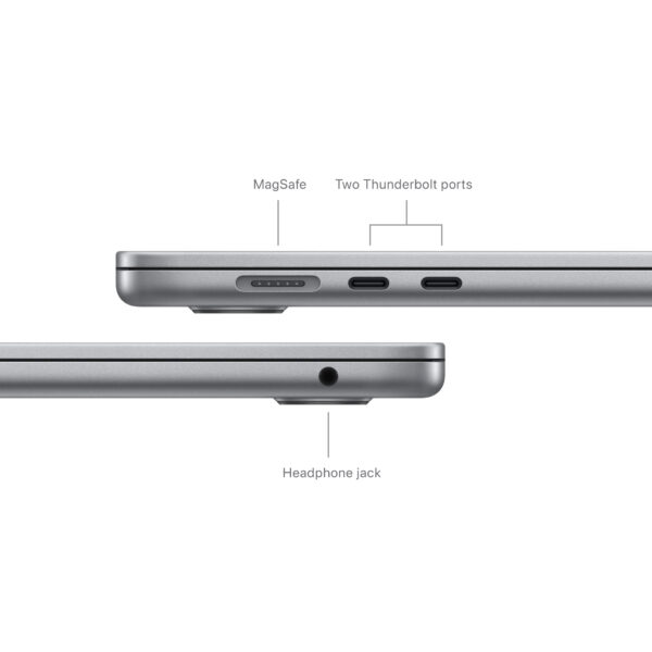 15-inch MacBook Air: Apple M3 chip with 8-core CPU and 10-core GPU, 8GB, 256GB SSD - Space Grey(MRYM3B/A) - Image 7
