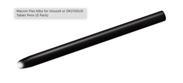 Flex nibs 5 pack for Intuos4/5 (ACK-20004)