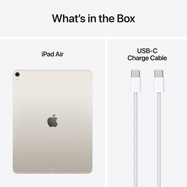 13-inch iPad Air Wi-Fi + Cellular 1TB - Starlight (MV763AB/A) - Image 9