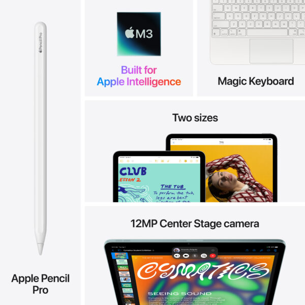 13-inch iPad Air Wi-Fi + Cellular 1TB - Starlight (MV763AB/A) - Image 8