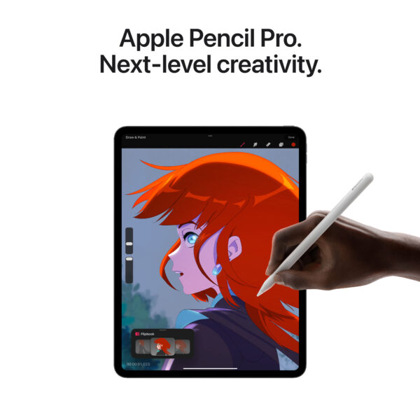 13-inch iPad Pro WiFi + Cellular 1TB with Nano-texture Glass - Space Black (MWRY3AB/A) - Image 6