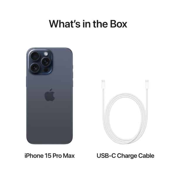 iPhone 15 Pro Max Blue 256GB (MU7A3AA/A) - Image 7