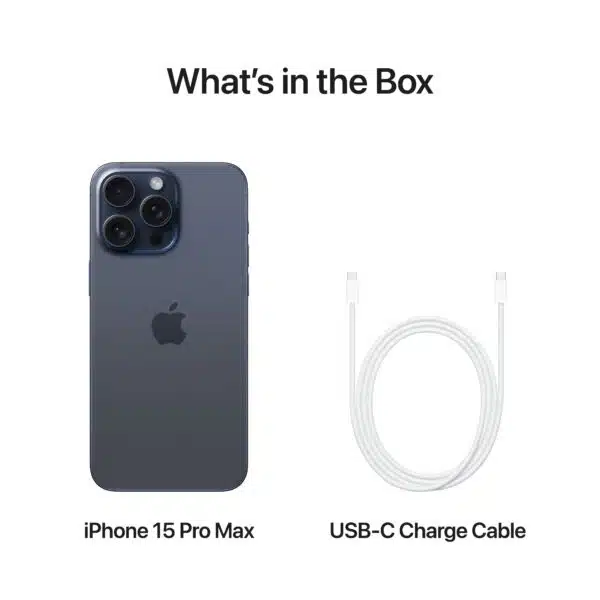 iPhone 15 Pro Max Blue 256GB (MU7A3AA/A) - Image 7