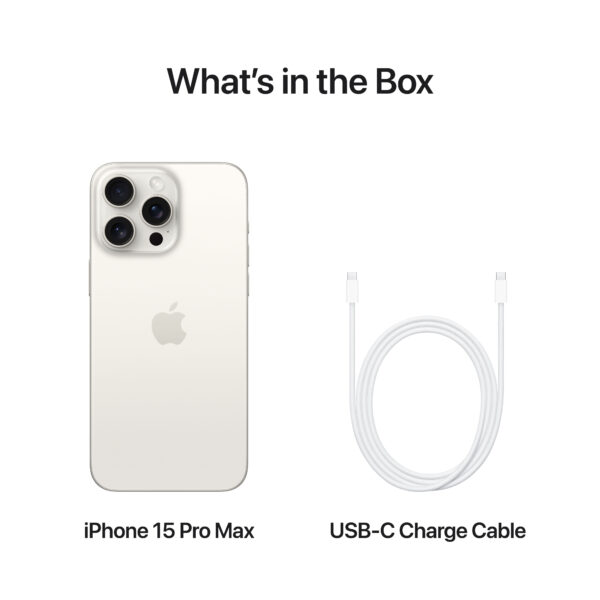 iPhone 15 Pro Max White 256GB (MU783AA/A) - Image 7