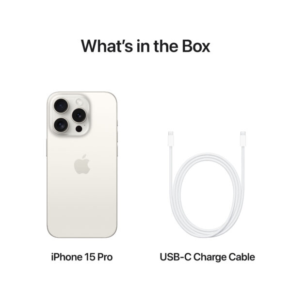iPhone 15 Pro White 128GB (MTUW3AA/A) - Image 7