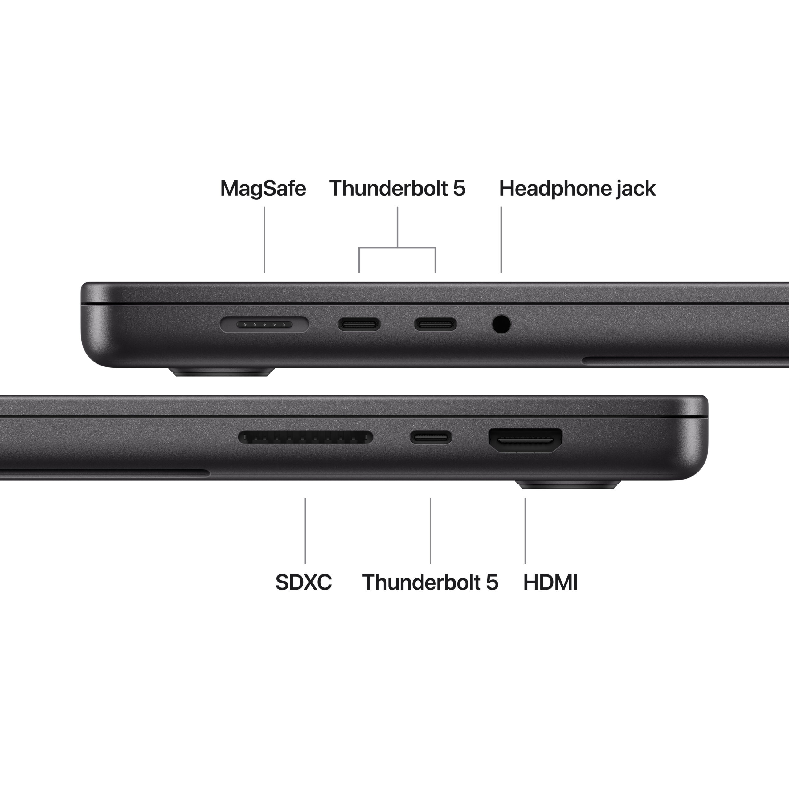 16-inch MacBook Pro: Apple M5 Max chip with 18-core CPU and 32-core GPU, 36GB, 2TB SSD - Space Black (MGED4B/A) - Image 7