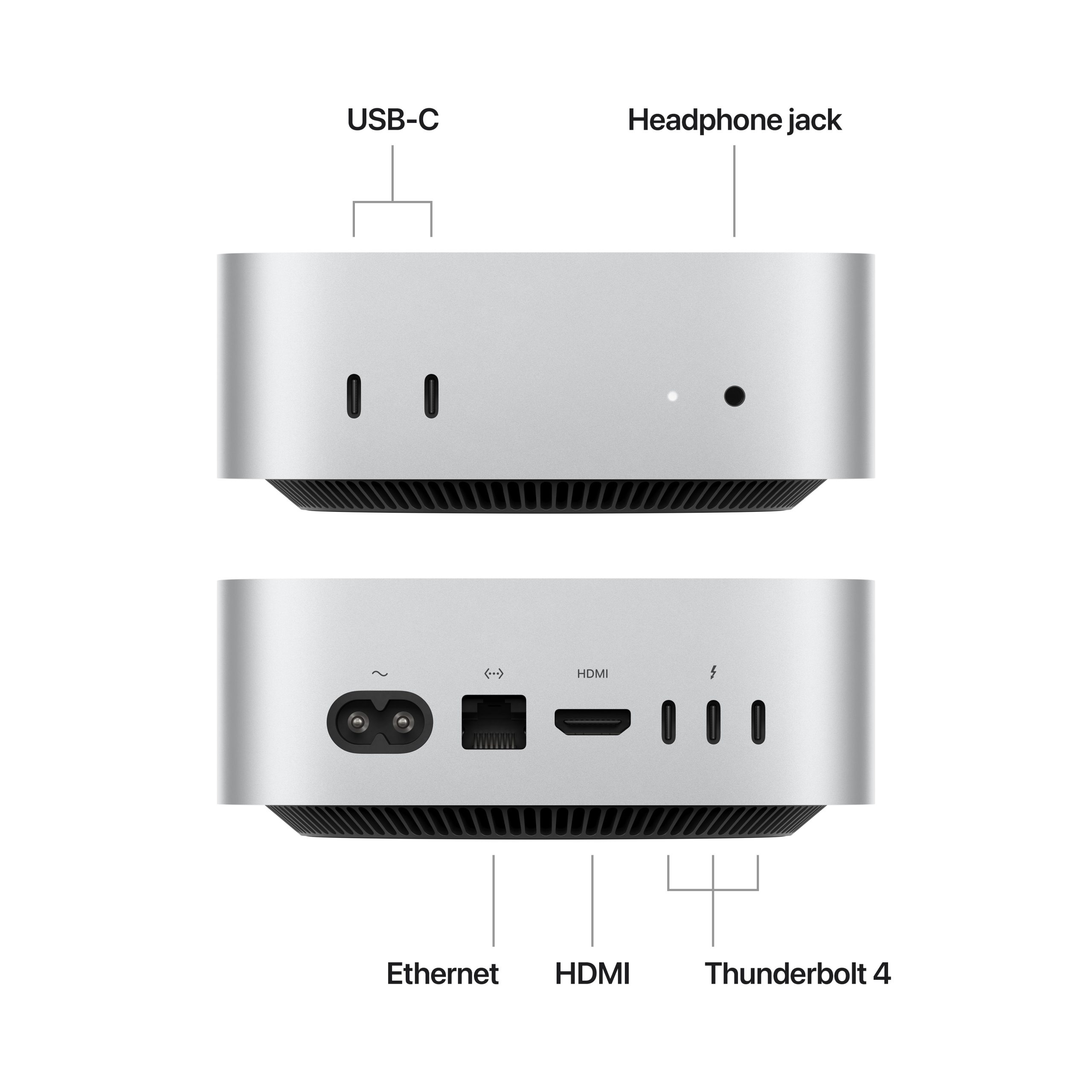 Mac mini: Apple M4 chip with 10‑core CPU and 10‑core GPU, 16GB, 256GB SSD (MU9D3B/A) - Image 2