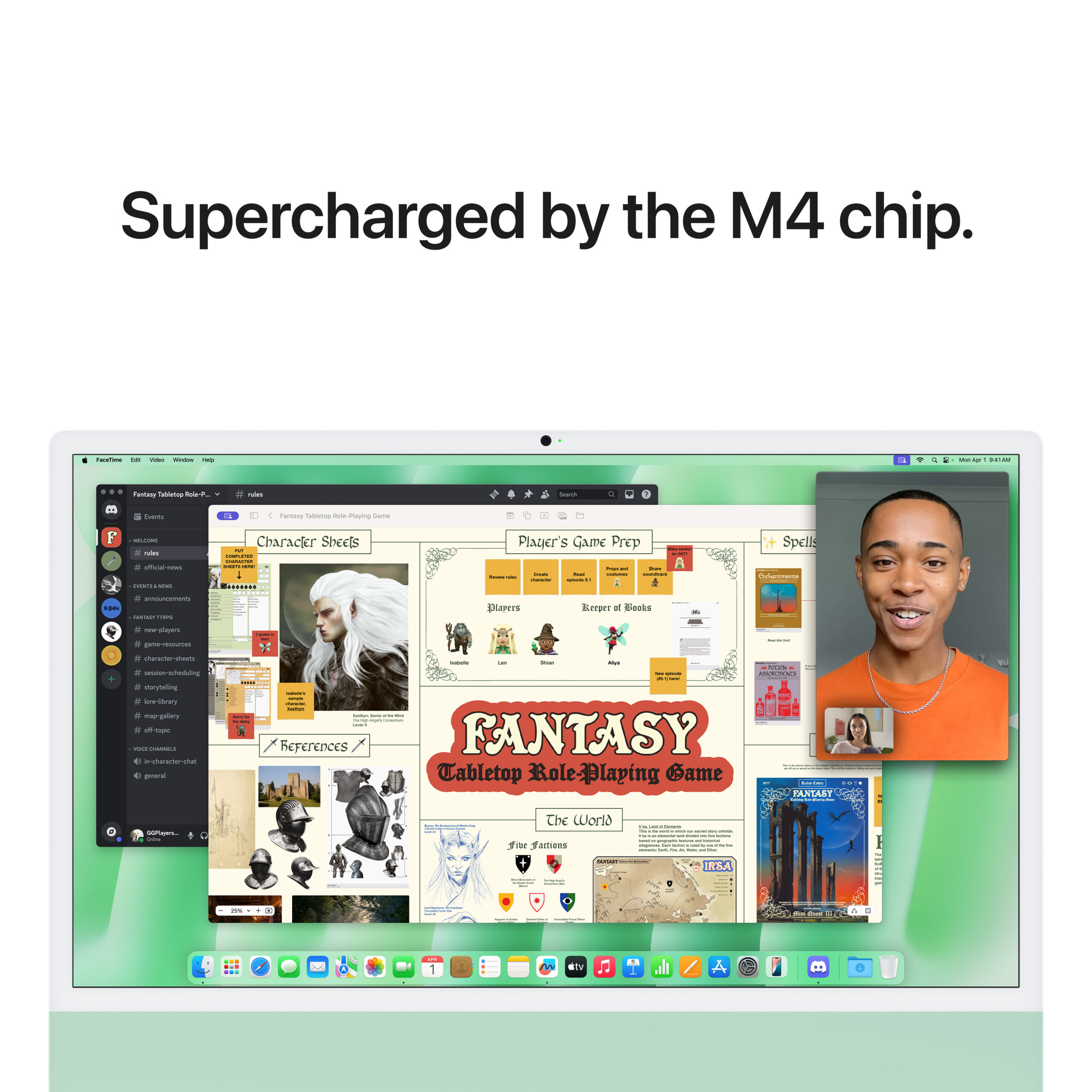 24-inch iMac with Retina 4.5K display: Apple M4 chip with 10‑core CPU and 10‑core GPU, 16GB, 256GB SSD - Green (MWUY3B/A) - Image 6