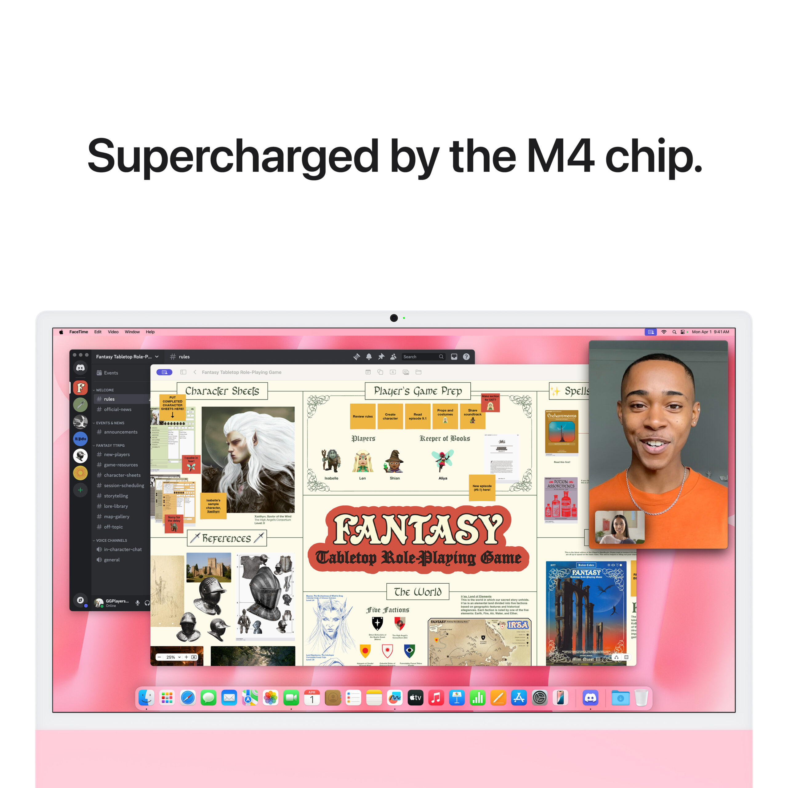 24-inch iMac with Retina 4.5K display: Apple M4 chip with 10‑core CPU and 10‑core GPU, 16GB, 256GB SSD - Pink (MWV43B/A) - Image 5