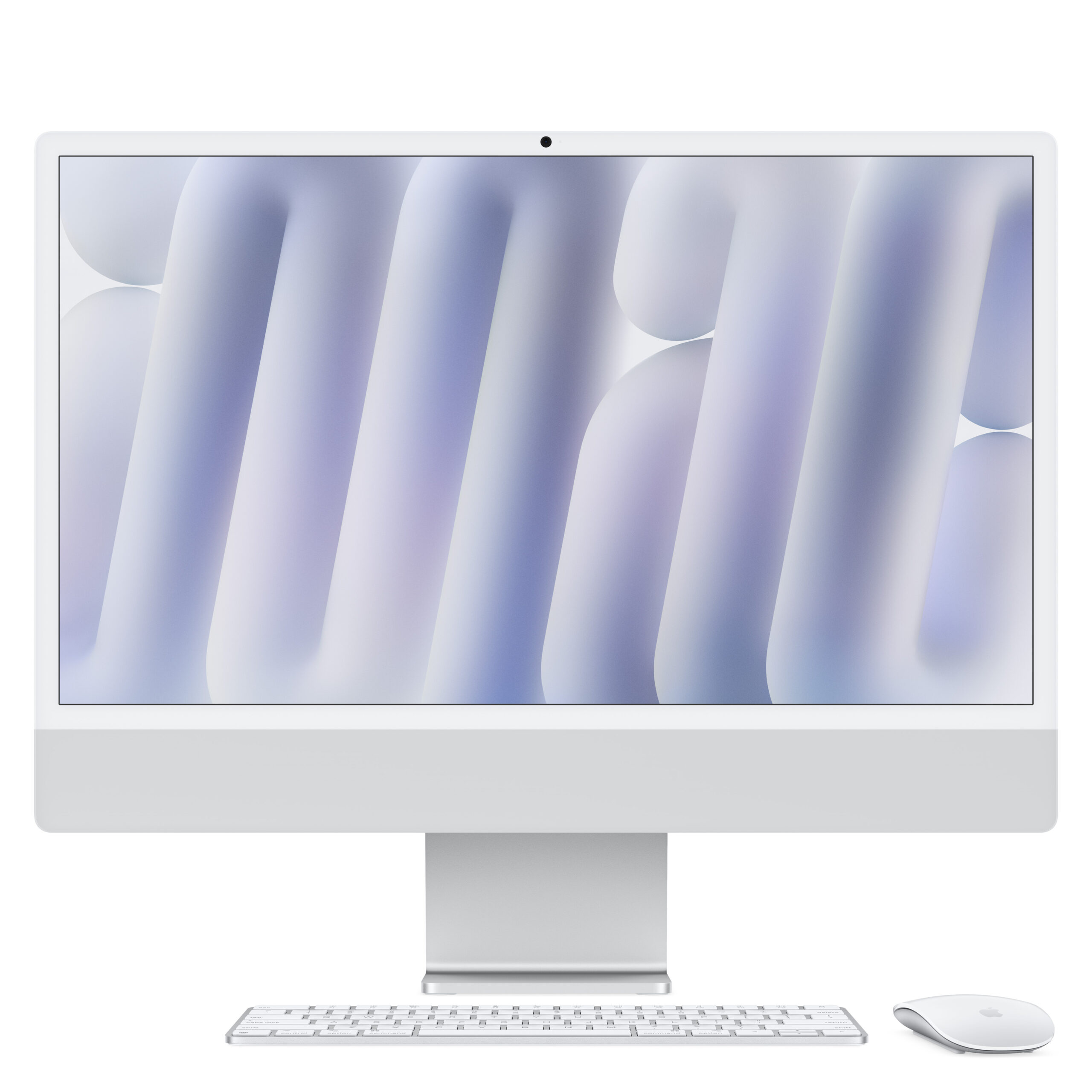 24-inch iMac Silver Retina 4.5K display Apple M4 chip 8-core CPU 8-core GPU 16GB 256GB SSD