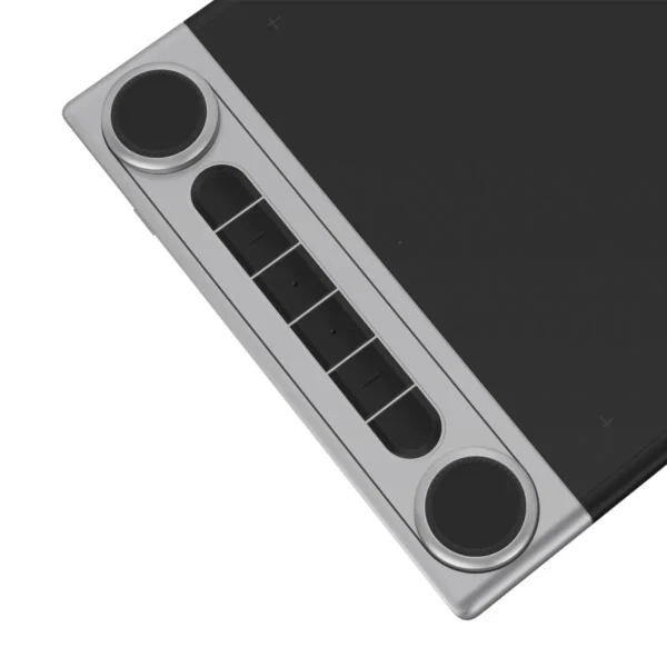 HUION Inspiroy Dial 2 Bluetooth Wireless Graphics Drawing Tablet with Dual Dials Battery-Free Stylus PW517 for Digital Art and Graphics Design, Compatible with Mac, Windows, Linux, Android (Q630M) - Image 4