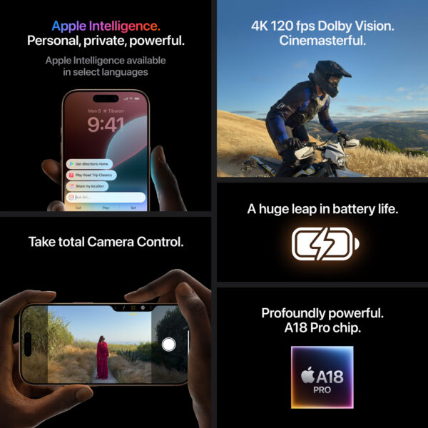 iPhone 16 Pro 1TB Natural Titanium (MYNX3QN/A) - Image 6