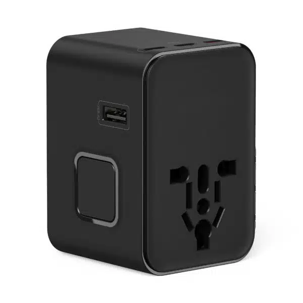 Universal 45W GaN USB-C Plug Adapter Black – Fast Charger for MacBook, iPad & iPhone - Image 4