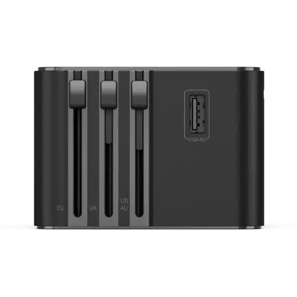 Universal 45W GaN USB-C Plug Adapter Black – Fast Charger for MacBook, iPad & iPhone - Image 7