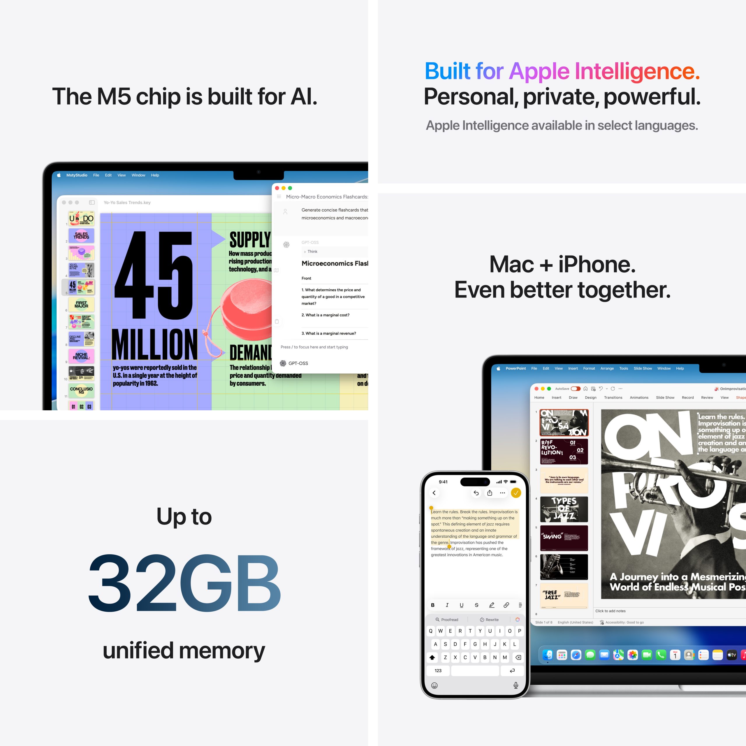 15-inch MacBook Air: Apple M5 chip with 10-core CPU and 10-core GPU, 16GB, 1TB SSD - Silver - Image 8